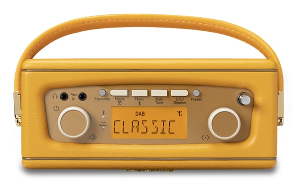 Miniatyrbillede 4 af 5: Roberts Radio Revival Uno BT Bærbar Digital Gul