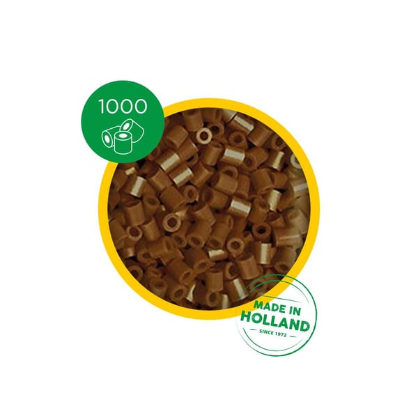Miniatyrbillede 3 af 5: SES Creative Beedz Children's packet of 1000 Dark Brown Iron on Beads Sikringsperle