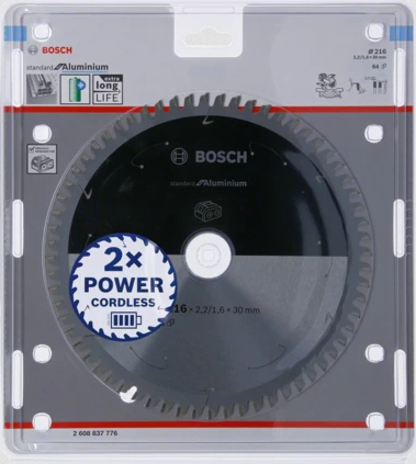 Pikkukuva 3 / 5: Bosch 2 608 837 776 pyörösahanterä 21,6 cm 1 kpl