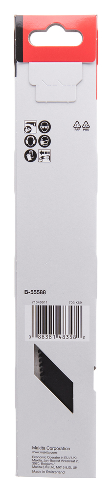 Makita B-55588 kuviosahan, lehtisahan & puukkosahan terä Kovametalli (TC) 1 kpl