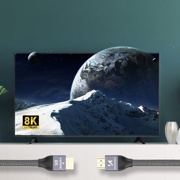 Miniatyrbillede 8 af 20: Wozinsky 5907769300899 HDMI-kabel 3 m HDMI Type A (Standard) Sølv