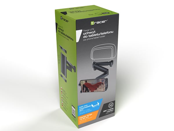 Tracer UT2 Phone/Tablet Mount Passiiviteline Matkapuhelin/älypuhelin, Tabletti/UMPC Musta