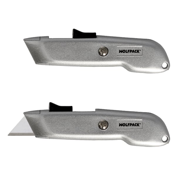 Wolfpack Cutter Autoretractil Con Hoja Acero SK5