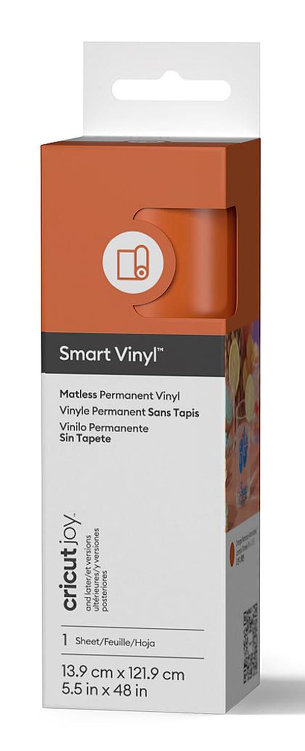 Cricut Joy Smart Vinyl Permanent Vinylrulle för värmeöverföring Smidig värmeöverföringsvinyl