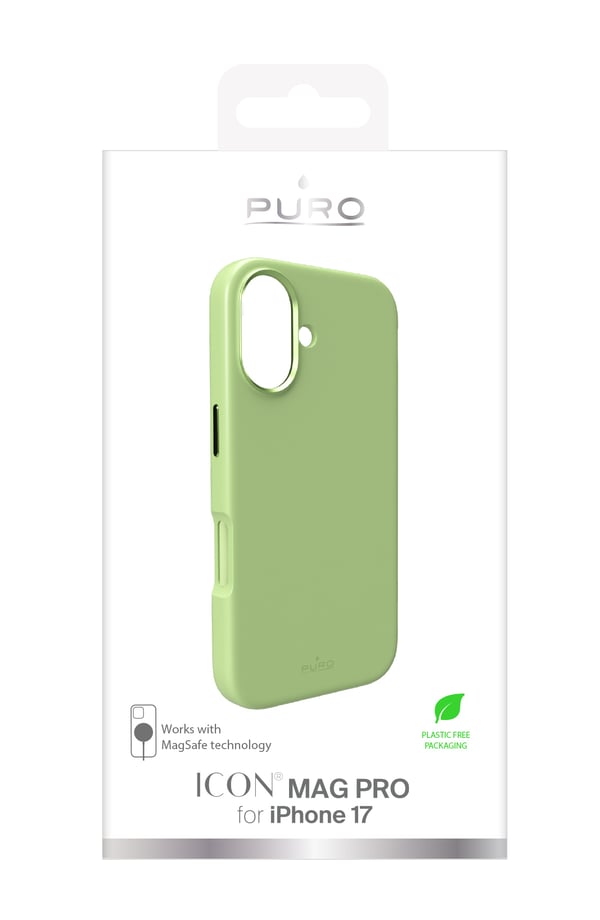 Miniatyrbild 2 av 2: PURO ICON MAG PRO mobiltelefonfodral 15,5 cm (6.1") Mobilskal Grön