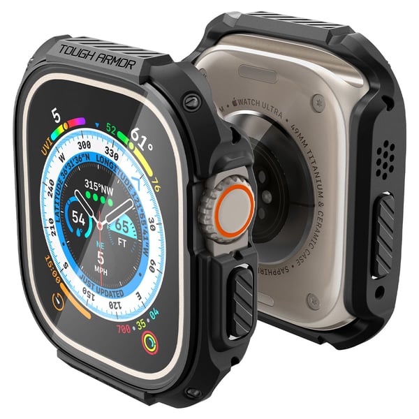 Miniatyrbild 8 av 10: Spigen TOUGH ARMOR Apple Watch ULTRA (49MM) SVART