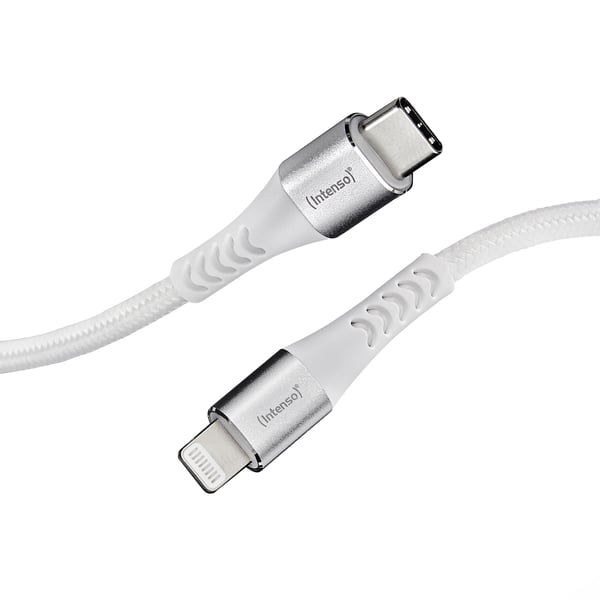 Miniatyrbillede 1 af 2: Intenso 7902002 Lightning kabel 1,5 m Hvid