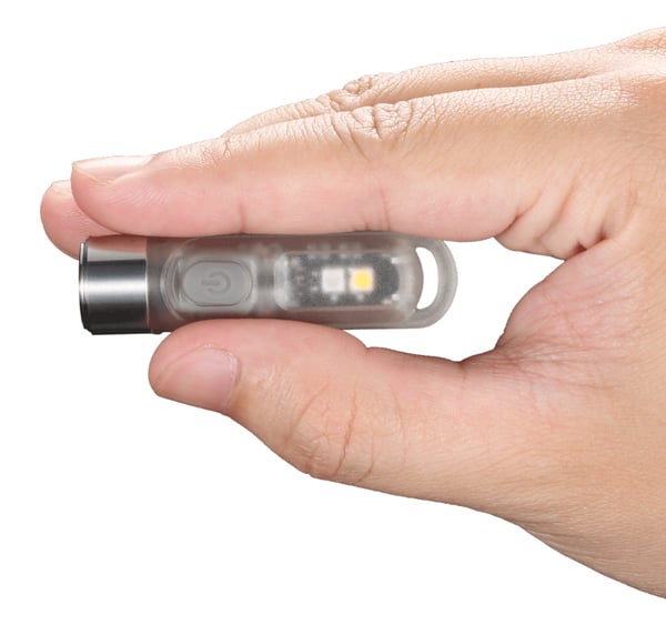 Nitecore TIKI GITD lommelygte Grå Nøglering med lommelygte LED