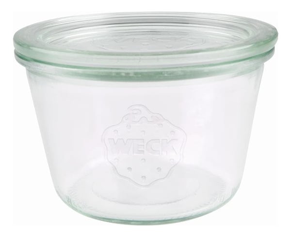 Weck 6753 bunkar Konisk Glas Transparent