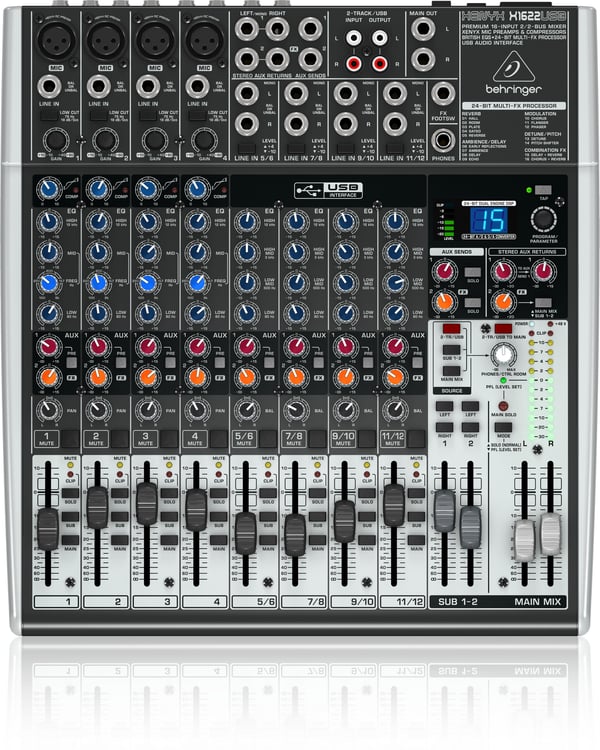 Miniatyrbillede 2 af 3: Behringer X1622USB 16 kanaler 10 - 200000 Hz