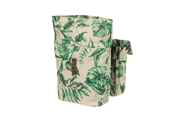 Miniatyrbild 6 av 9: Basil Ever-Green Bak Cykelväska 28 l Polyester Beige, Grön