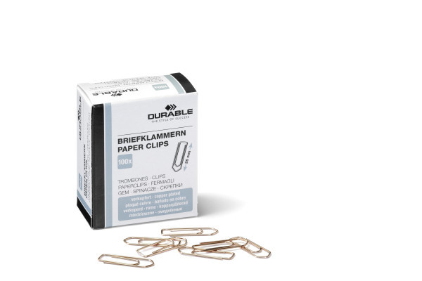 Durable 120424 papirclip 100 stk