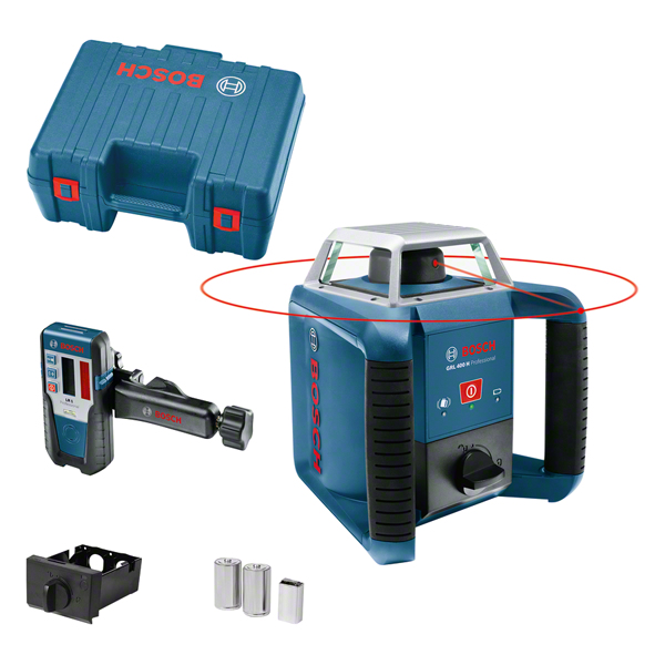 Bosch GRL 400 H Professional Roterande laser 400 m 635 nm (< 1 mW)