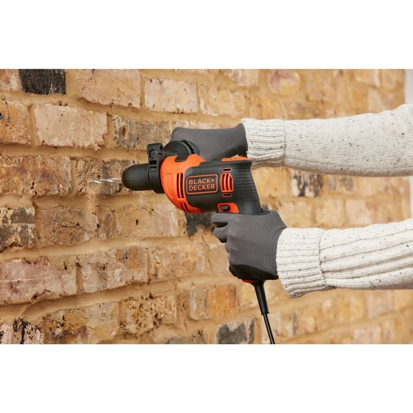 Miniatyrbild 7 av 7: Black & Decker BEH710-QS borr 2800 RPM Svart, Orange