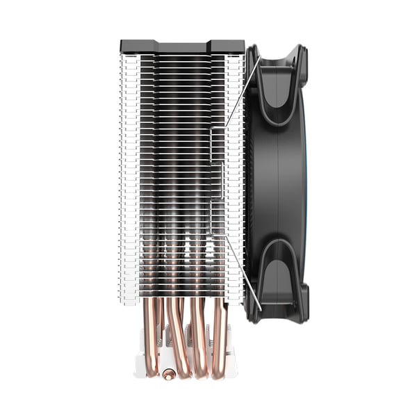 PCCOOLER GI-X5R V2 Corona Rot CPU Kühler Processor Nedkylningssats 12 cm Röd