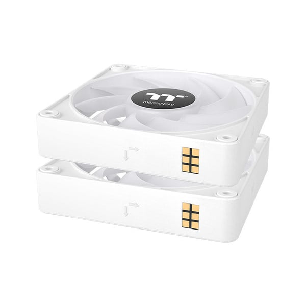 Thermaltake CL-F190-PL12SW-A Tietokoneen jäähdytysjärjestelmä Tietokonekotelo Tuuletin 12 cm Valkoinen 3 kpl