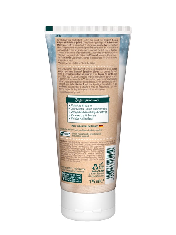Kneipp 917058 Creme og lotion til kroppen 175 ml Mælk