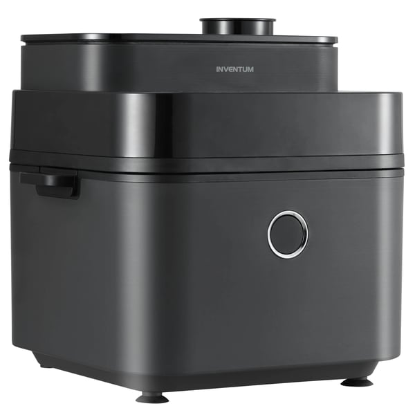 Inventum GF730HLDB frituregryde Enkelt 7,3 L Enkeltstående 1300 W Varmluftsteger Sort, Grå
