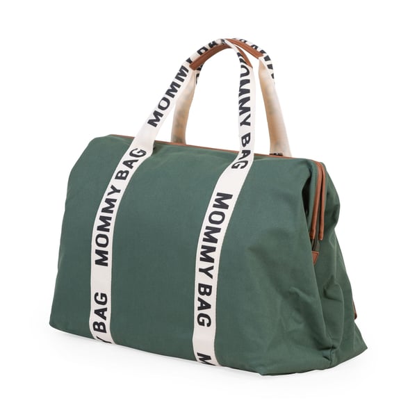 Pikkukuva 10 / 14: Childhome Mommy Bag Kantokassi Vihreä Puuvilla, Tekonahka, Nailon, Polyesteri
