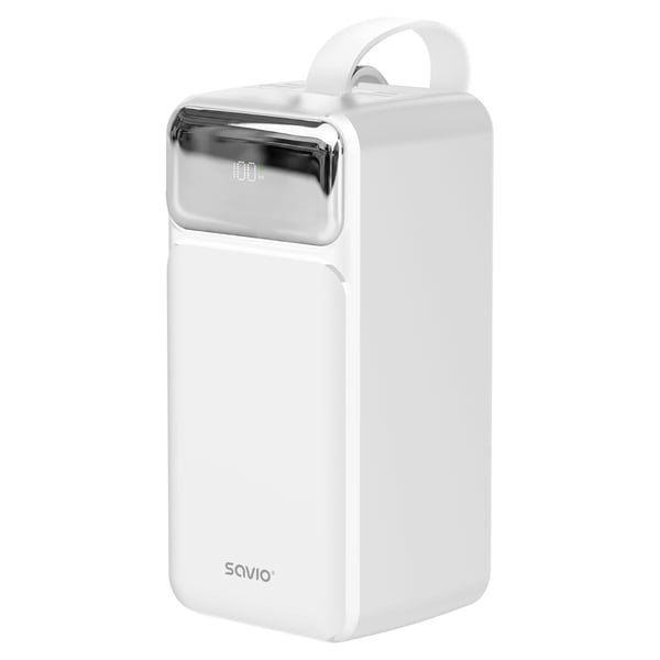 Savio BA-15 powerbank Lithium polymer (LiPo) 50000 mAh Hvid