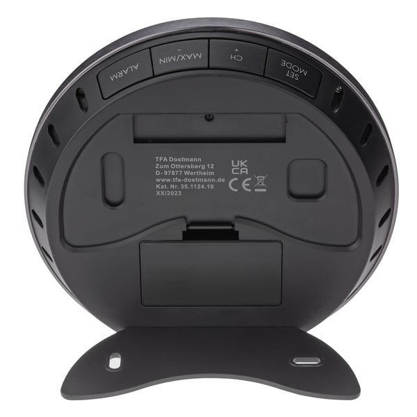 TFA-Dostmann 35.1124.10 digital vejrstation Aluminium Batteri