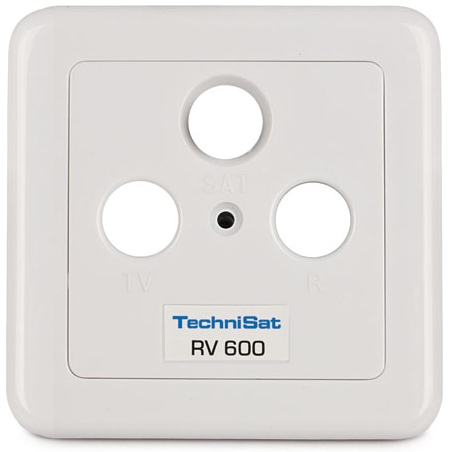 Miniatyrbild 4 av 4: TechniSat TechniPro RV 600-13 uttagboxar Vit