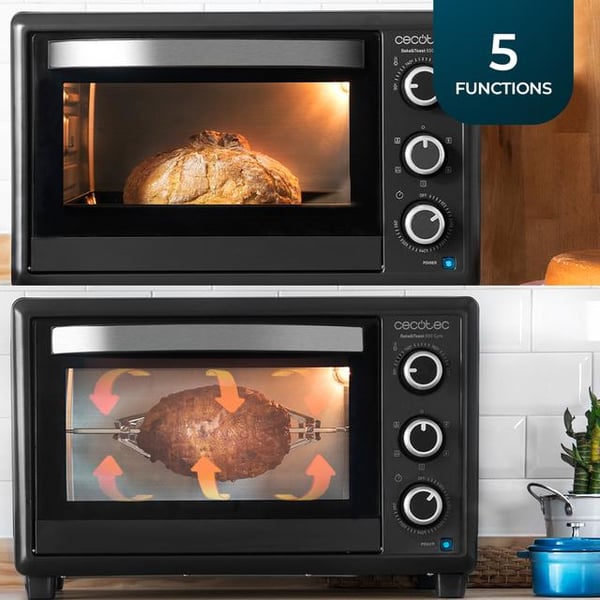 Cecotec Bake&Toast 3090 Black Gyro 30 L 1500 W Sort Grill