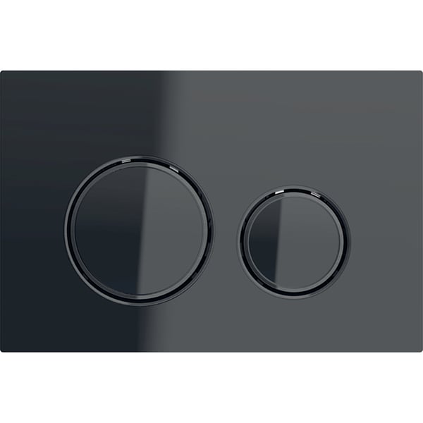Geberit 115.651.SJ.1 reservedel til toilet Skylleplade Sort, Krom Geberit 115.651.SJ.1 reservedel til toilet Skylleplade Sort, Krom