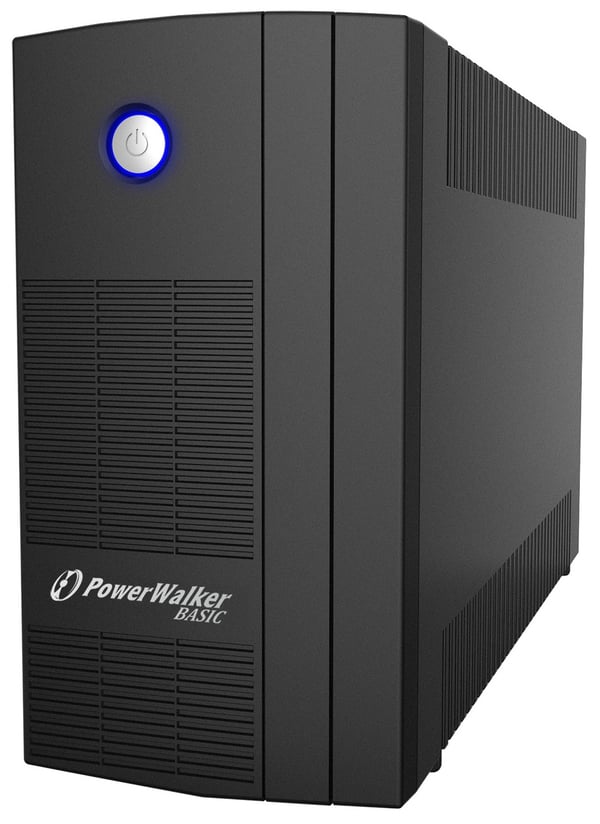 Miniatyrbillede 1 af 3: PowerWalker Basic VI 1000 SB UPS-enhed Interaktivt indgangsstik 1 kVA 600 W 3 AC stikkontakt(er)