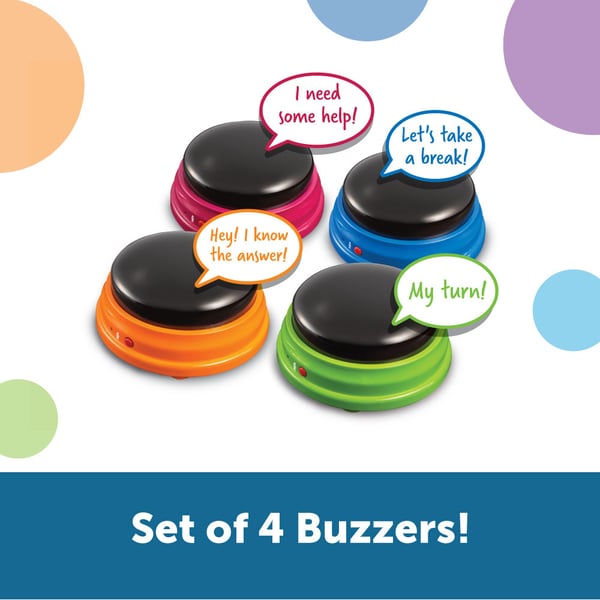 Miniatyrbild 4 av 8: Learning Resources Recordable Answer Buzzers motorspel