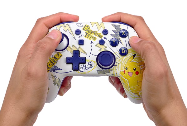 PowerA Nano förbättrad trådlös handkontroll för Nintendo Switch - Pokémon: Pikachu School Days