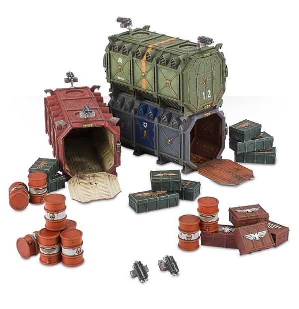 Games Workshop Munitorum Armoured Containers Samlarfigur Plast