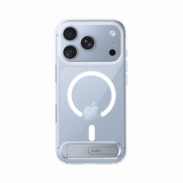 Pikkukuva 2 / 3: Belkin Clear Series with Kickstand Case for iPhone 18 Pro matkapuhelimen suojakotelo 16 cm (6.3") Suojus Läpinäkyvä