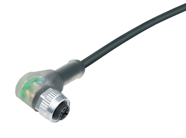 BINDER 77 3634 0000 50003-0500 sensor- & aktuatorkabel 5 m M12 Sort