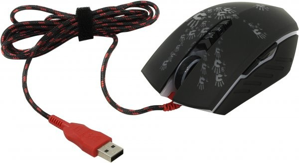 Miniatyrbillede 4 af 7: BLOODY A60 mus Spil Højre hånd USB Type-A Optisk 6200 dpi