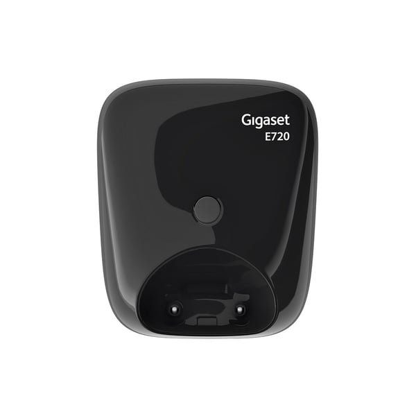 Gigaset E720 Analog/DECT-telefon Nummervisning Sort