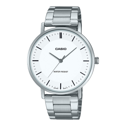 Casio Standard MTP-V002D-1B Armbåndsur Hanstik Kvarts Rustfrit stål, Oliven Rustfrit stål