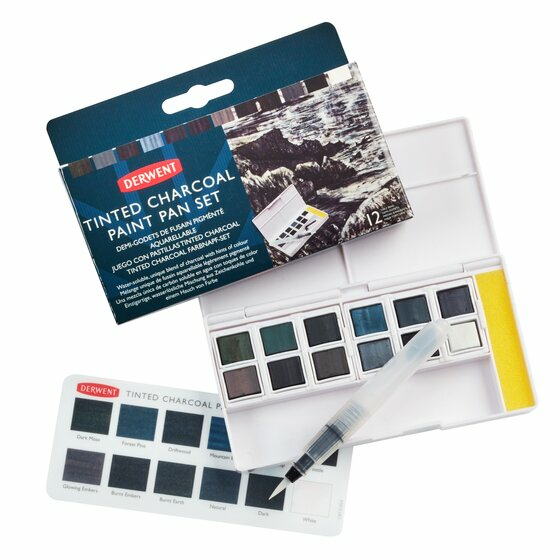 Derwent 2305872 hobbyfärger Kolfärg 12 styck
