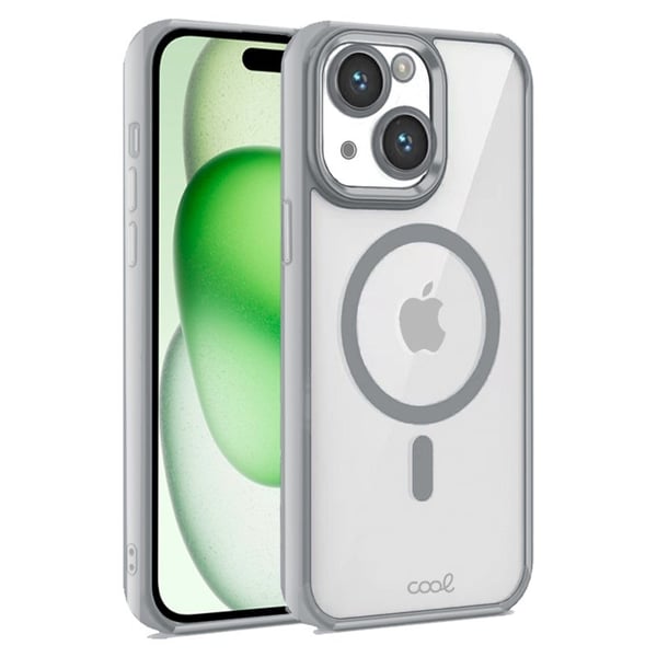 COOL Accesorios COOL mobiltelefon etui 17 cm (6.7") Cover Sølv, Transparent