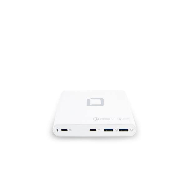 DICOTA D31893 oplader til mobil enhed Laptop, Smartphone, Tablet Hvid Hurtig opladning Indendørs