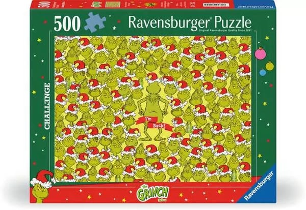 Miniatyrbild 2 av 2: Ravensburger 12001224 pussel Färgpussel 500 styck Jul