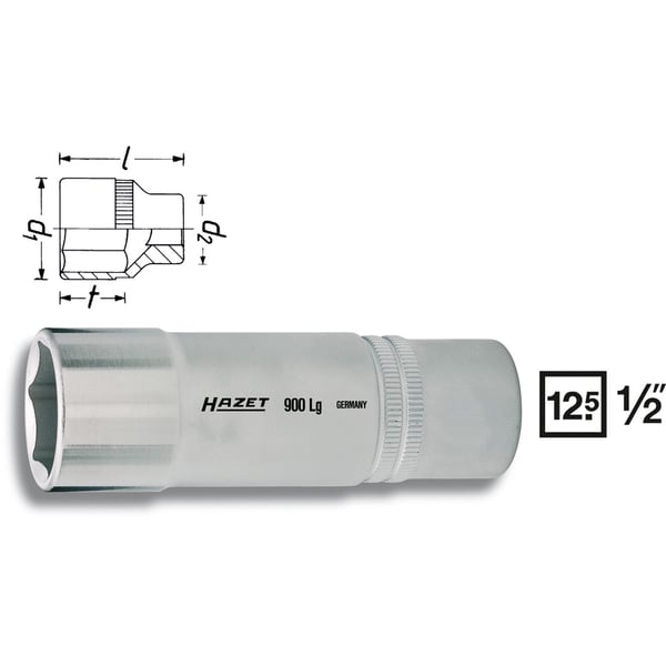 HAZET 900LG-15 mutterinvääntimen kara 1 kpl