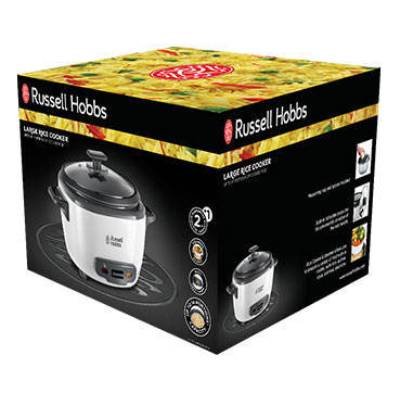 Russell Hobbs 27040-56 riisinkeitin 500 W Musta, Valkoinen