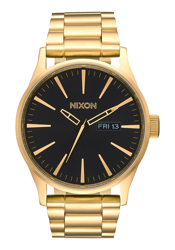 Miniatyrbillede 1 af 4: Nixon Sentry SS Armbåndsur Hanstik Kvarts Guld