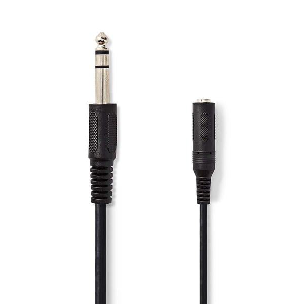 Miniatyrbillede 1 af 2: Nedis CAGL23050BK50 lydkabel 5 m 6.35mm Sort