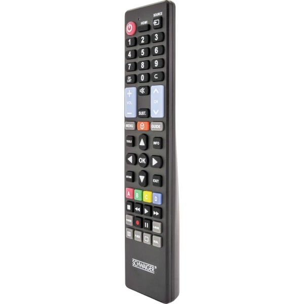 Miniatyrbillede 2 af 17: Schwaiger UFB100U533 fjernbetjening TV Tryk på knapper