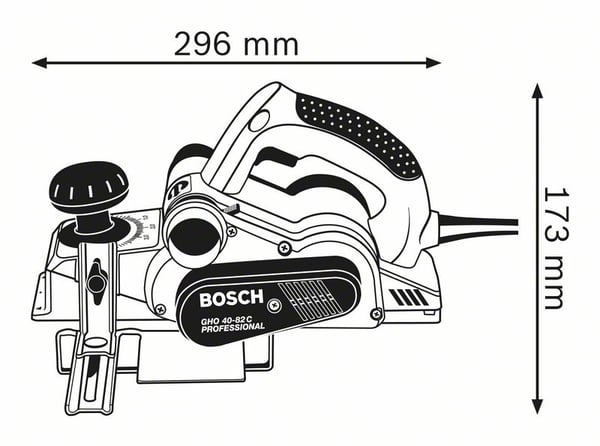 Miniatyrbillede 5 af 5: Bosch 0 601 59A 760 elektrisk høvl Sort, Blå, Sølv 14000 rpm 850 W
