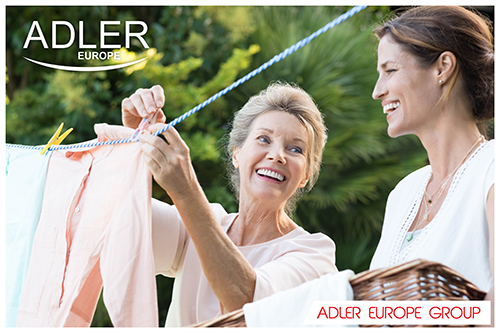 Adler AD 8051 vaskemaskine Top-indlæsning 3 kg Blå, Hvid