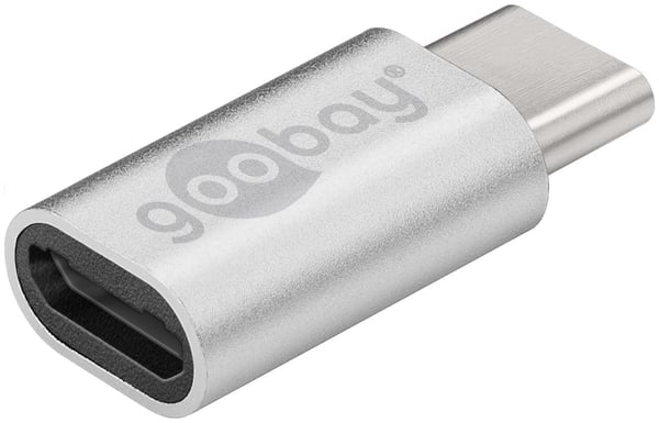 Miniatyrbillede 2 af 5: Goobay 56636 kabel kønsskifter USB-C USB 2.0 Micro-B Sølv