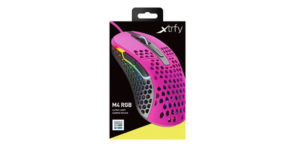 Miniatyrbillede 22 af 22: CHERRY XTRFY M4 RGB mus Spil Højre hånd USB Type-A Optisk 16000 dpi